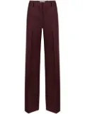 Nina Ricci wide-leg high-waist wool pants - Brown