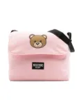 Moschino Kids Teddy Bear-print changing mat and bag set - Pink