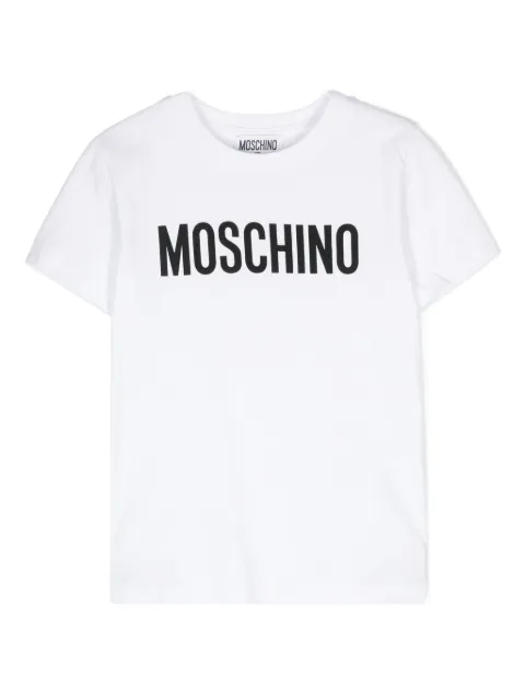 Moschino Kids logo-print jersey T-shirt