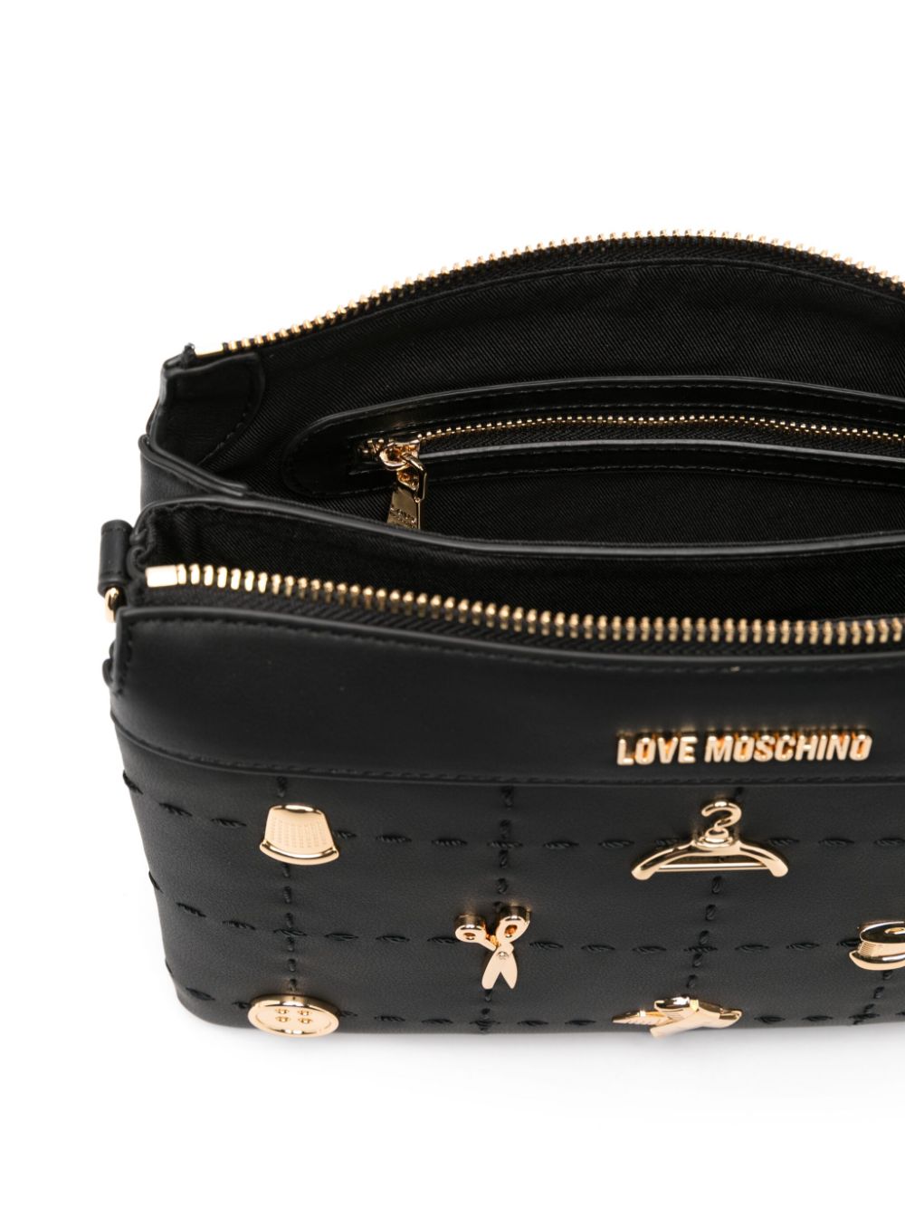 Love Moschino logo-lettering crossbody bag Women