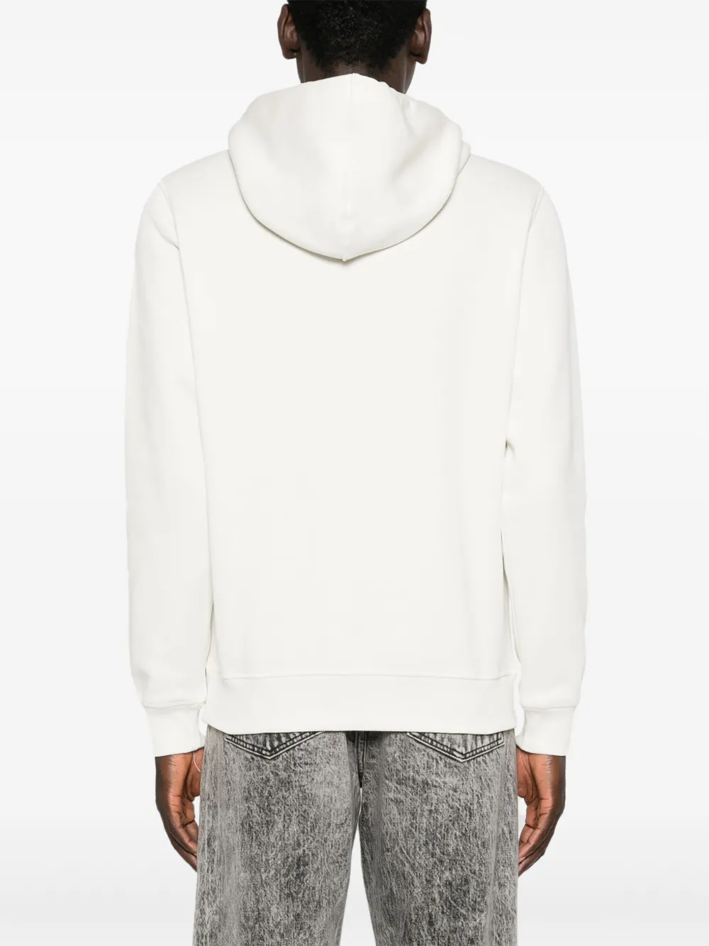 Calvin Klein Hoodie met geborduurd logo Wit