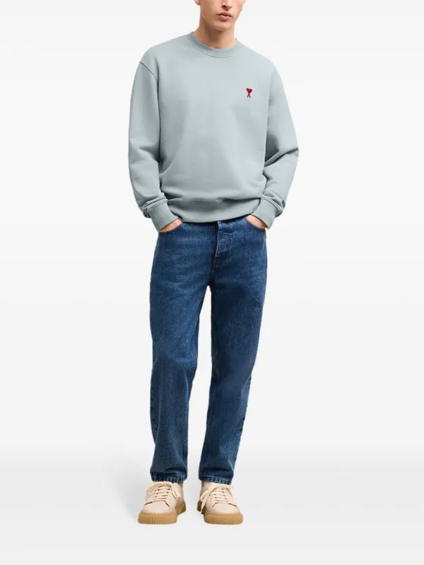 【関税込み】AMI Paris ブルー Ami de Coeur スウェットシャツ AMI Paris Ami De Coeur スウェットシャツ | ブルー | FARFETCH JP