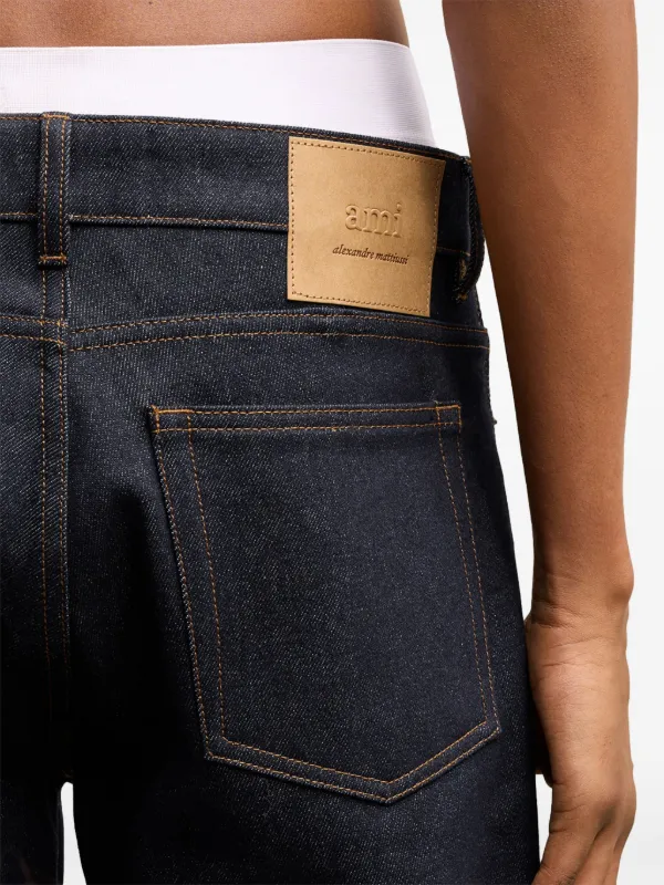 AMI Paris Classicフィット ジーンズ | ブルー | FARFETCH JP