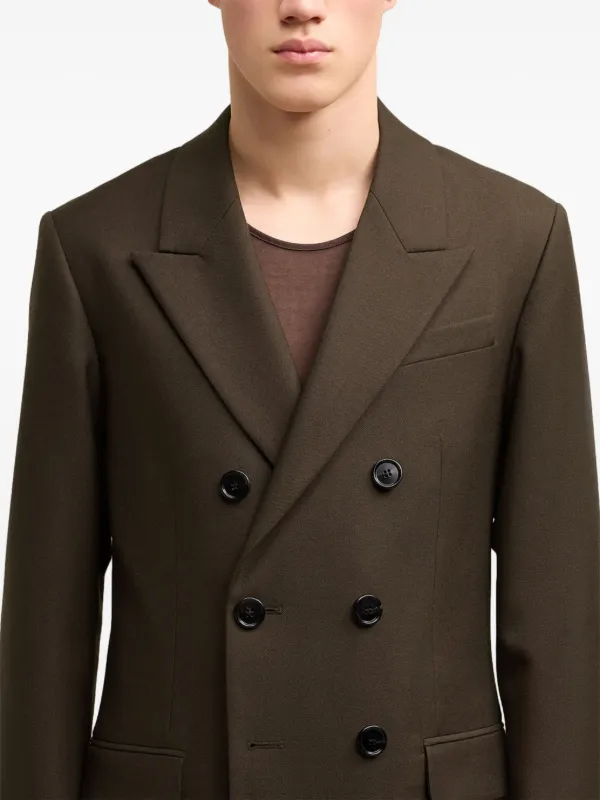 アウターその他 AMI PARIS Woman Blazer Brown FBV612WV0051 221 AMI PARIS: Blazer woman - Brown | Ami Paris blazer