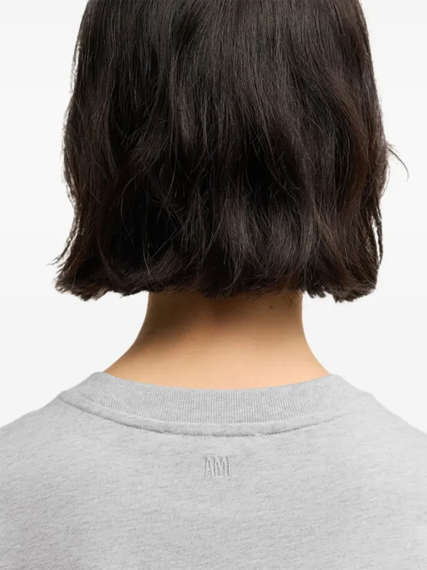 AMI Paris Ami De Coeur t-shirt | Grey | FARFETCH