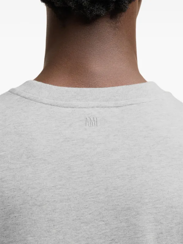 【関税込み】AMI Paris グレー Ami de Coeur Tシャツ AMI Paris Ami De Coeur T-shirt | Neutrals | FARFETCH