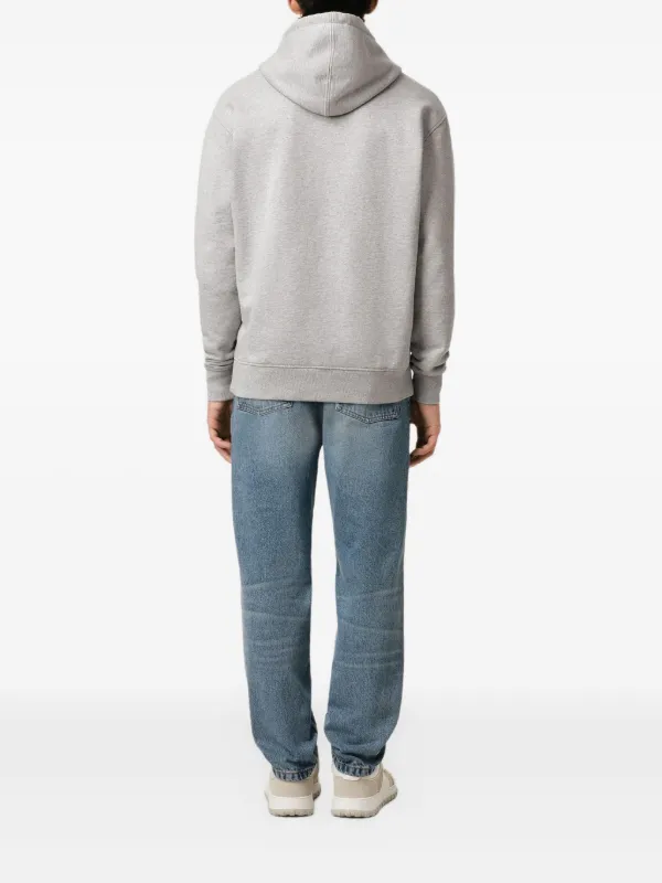 AMI Paris Ami De Coeur Hoodie | Grey | FARFETCH