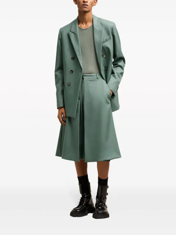 【関税込み】AMI Paris グリーン ポリエステル ショートパンツ AMI Paris ショートパンツ | グリーン | FARFETCH JP