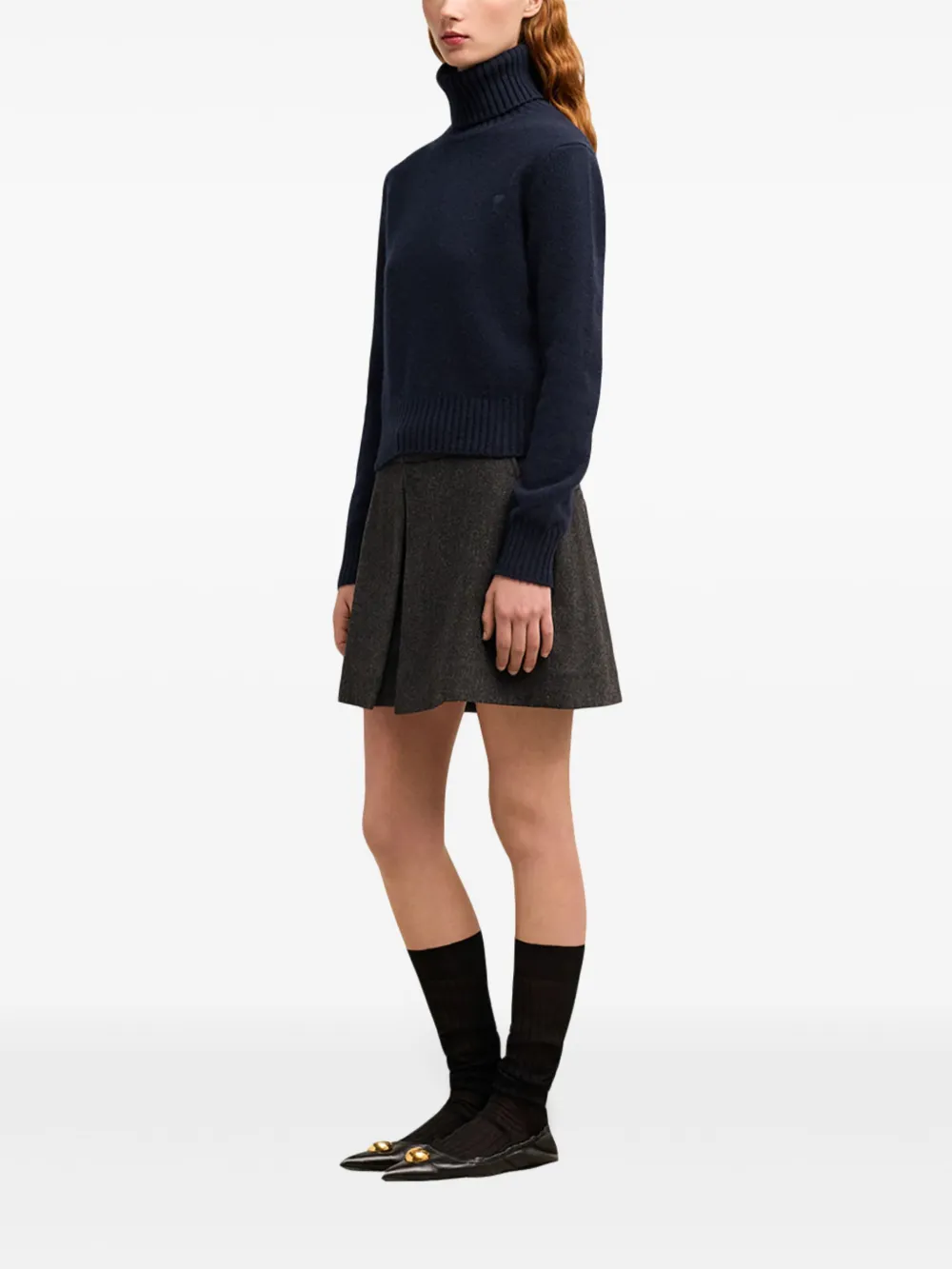AMI Paris Ami de Coeur sweater Blauw