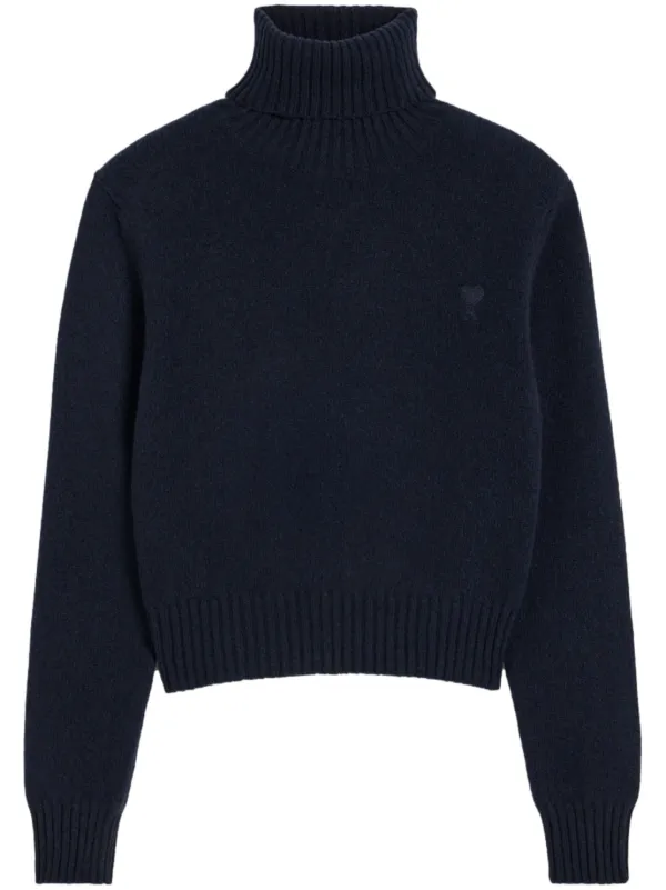 AMI Paris Ami De Coeur セーター | ブルー | FARFETCH JP