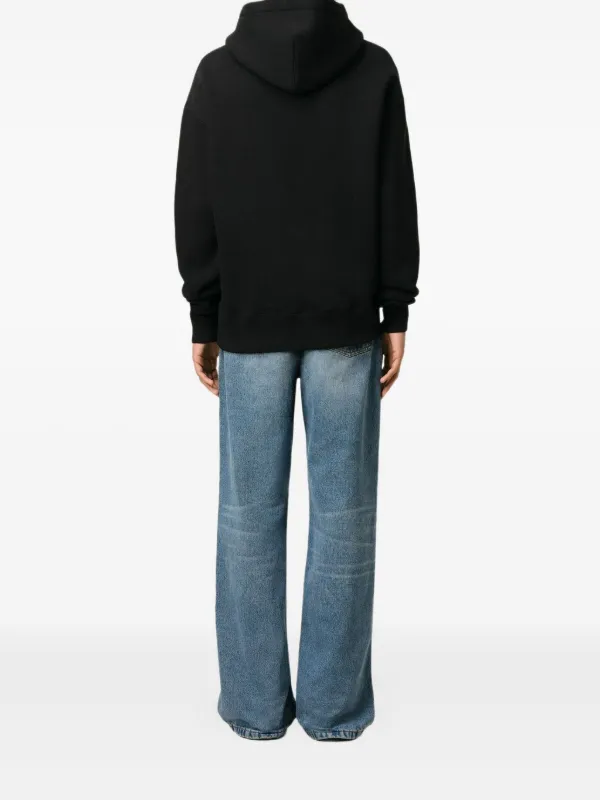 AMI Paris Ami De Coeur Hoodie | Black | FARFETCH