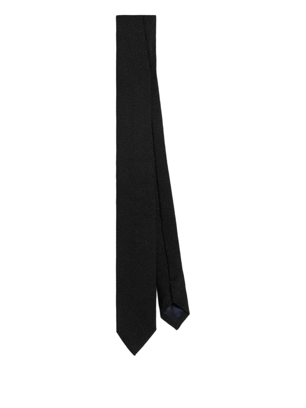 AMI Paris Grenadine silk tie | Black | Image 1