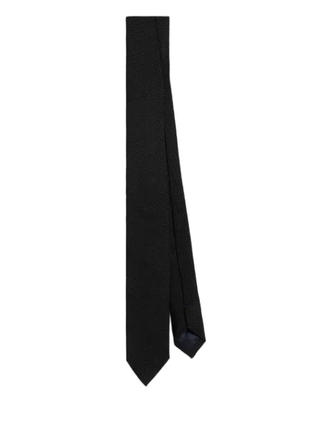 AMI Paris Grenadine silk tie