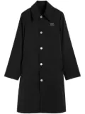 AMI Paris long-sleeve raincoat - Black