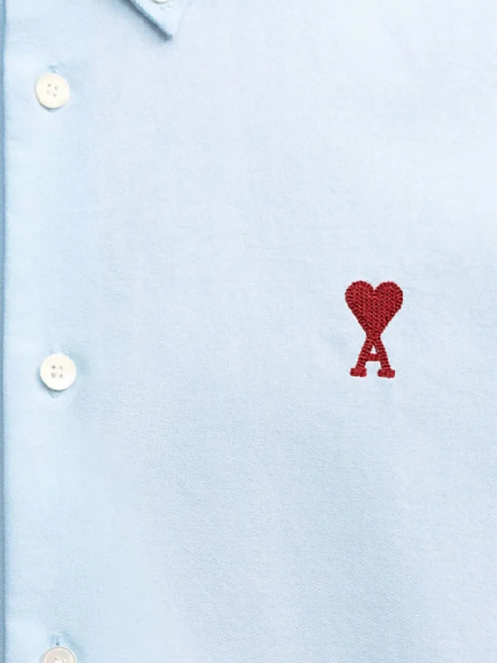 AMI Paris Katoenen shirt Blauw