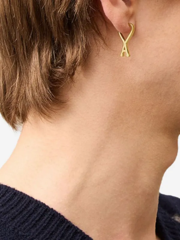大幅値下げ‼️■新品未使用■【AMI PARIS】アミパリ スモール フープピアス Ami De Coeur スモール フープイヤリング シルバー | AMI PARIS