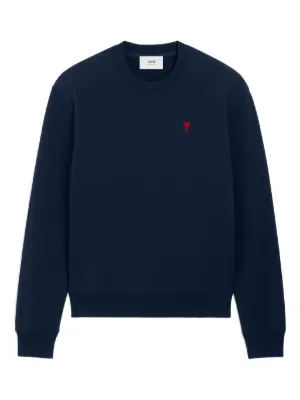 AMI Paris エンブロイダリー スウェットシャツ | ブルー | FARFETCH JP