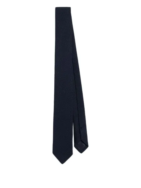 AMI Paris Grenadine silk tie