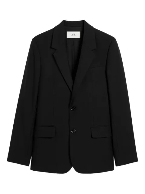 AMI Paris single breasted virgin wool blazer