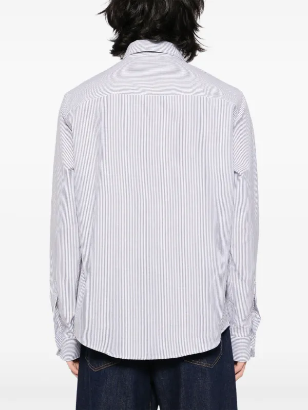 AMI Paris Striped Shirt | FARFETCH TH