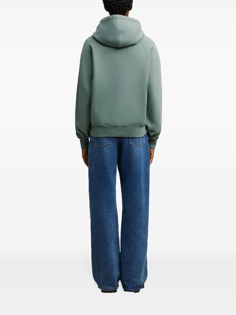 AMI Paris Hoodie met logo Blauw