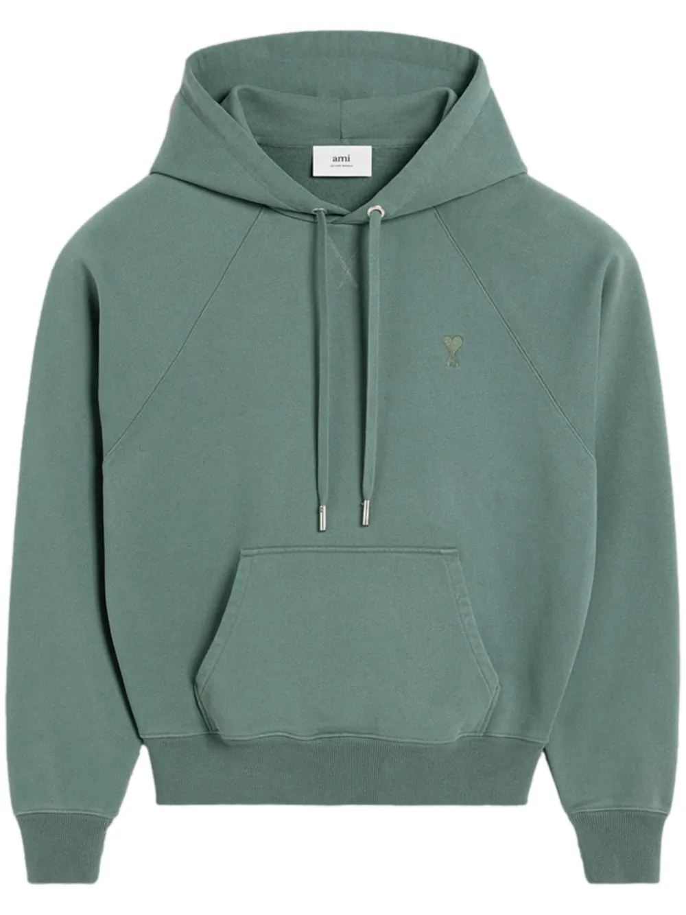 AMI Paris Hoodie met logo Blauw