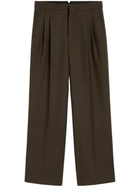 AMI Paris pleat-detailing wool trousers 