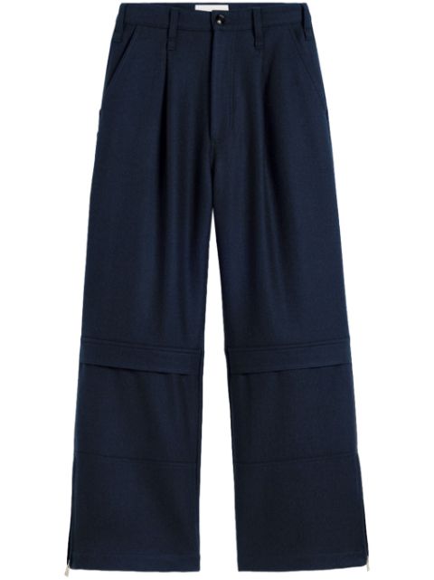 AMI Paris pleat-detailing wool trousers 