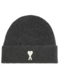 AMI Paris Ami de Coeur wool blend beanie - Grey