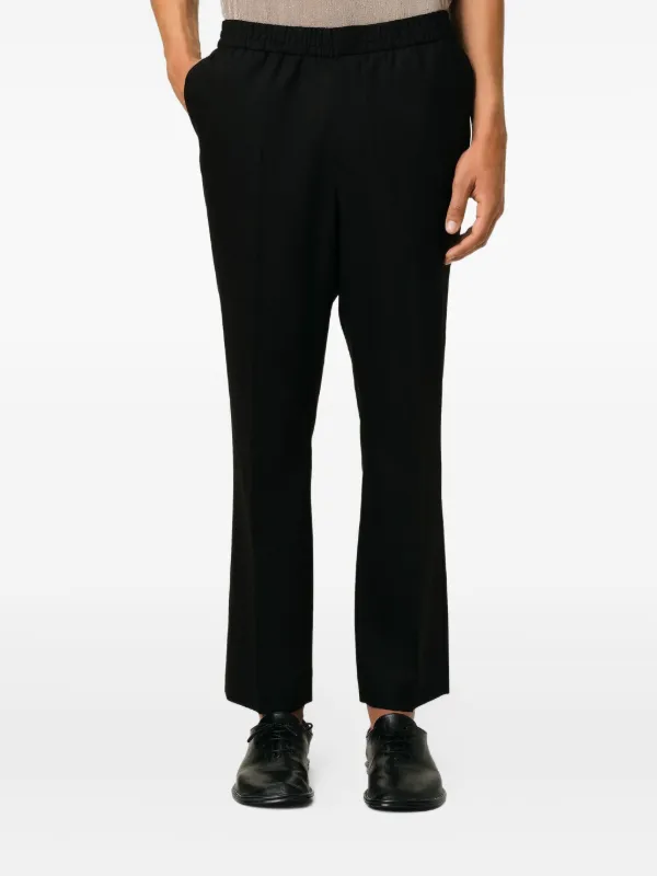 AMI Paris ストレートパンツ | ブラック | FARFETCH JP