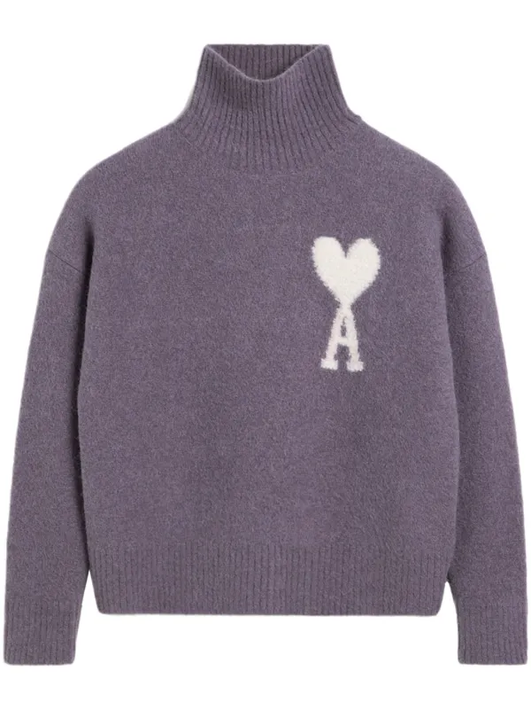 AMI Paris Ami De Coeur スウェットシャツ | パープル | FARFETCH JP