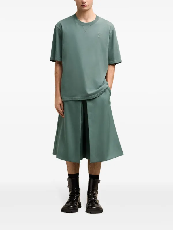 【関税込み】AMI Paris グリーン Ami de Coeur Tシャツ AMI Paris Ami De Coeur Tシャツ | グリーン | FARFETCH JP