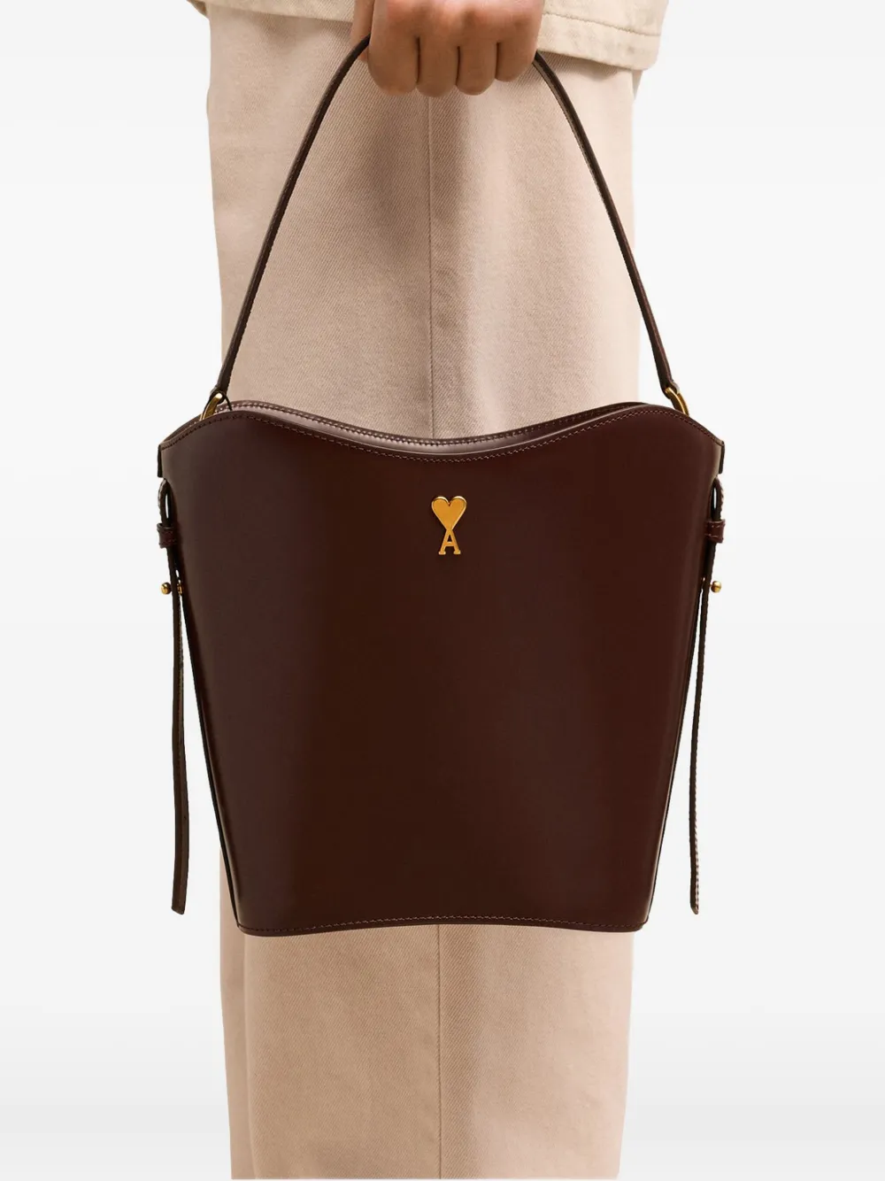 AMI Paris Paris Paris leather shoulder bag | Women | Image 2