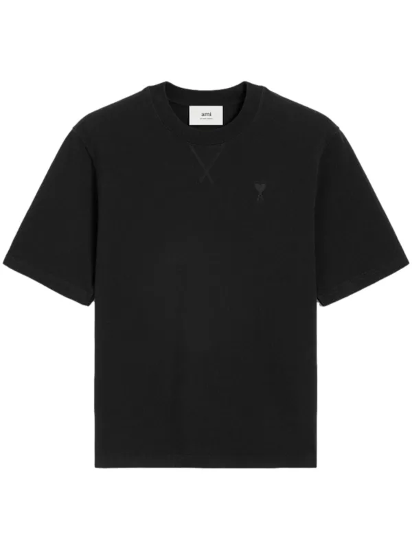 AMI Paris Ami De Coeur Tシャツ | ブラック | FARFETCH JP 