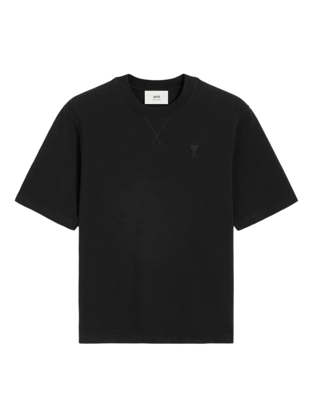 AMI Paris Ami de Coeur T-shirt | Black | Image 1