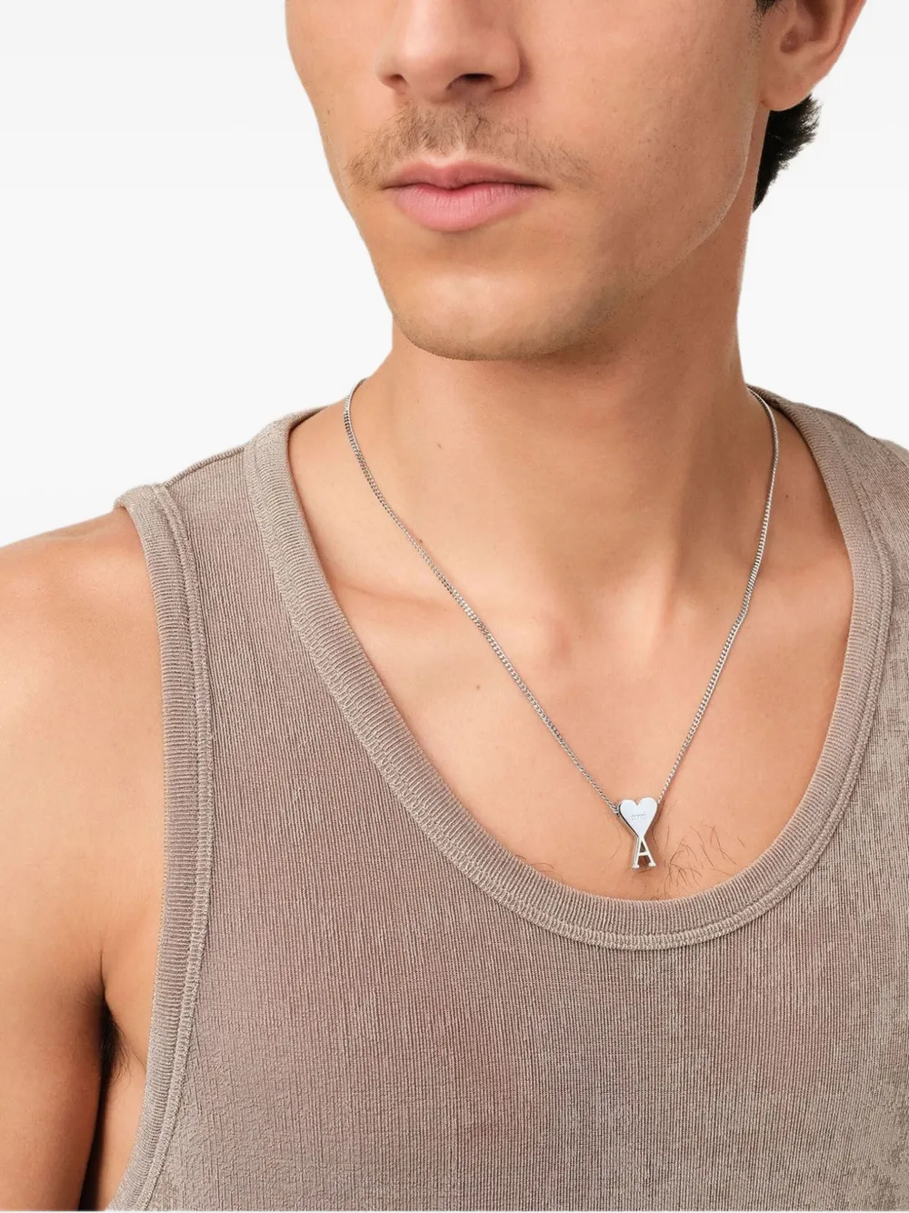 AMI Paris collier à pendentif logo | Homme | Image 2