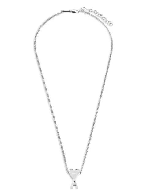 AMI Paris Ami De Coeur logo-pendant necklace