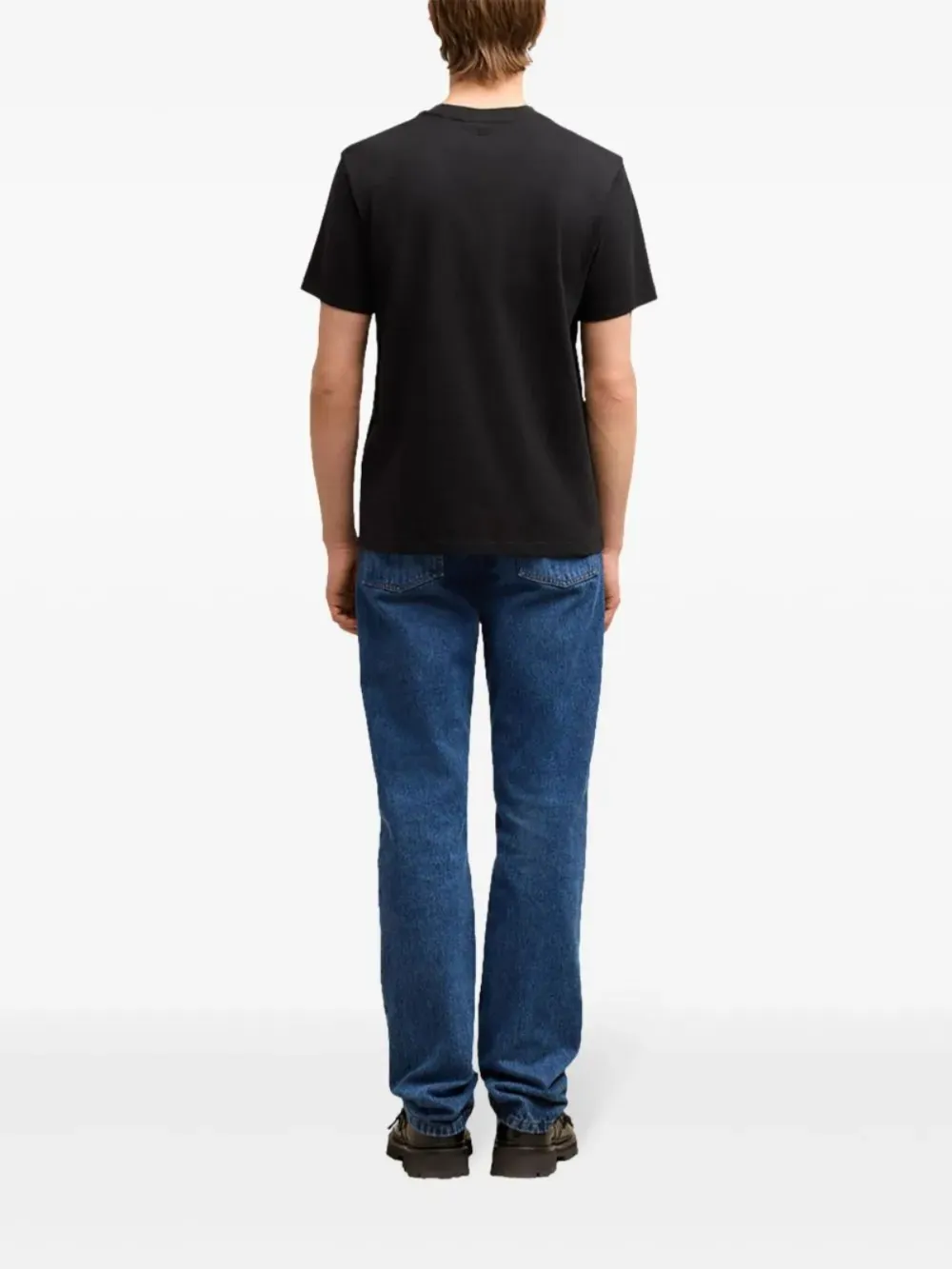 AMI Paris T-shirt van biologisch katoen Zwart
