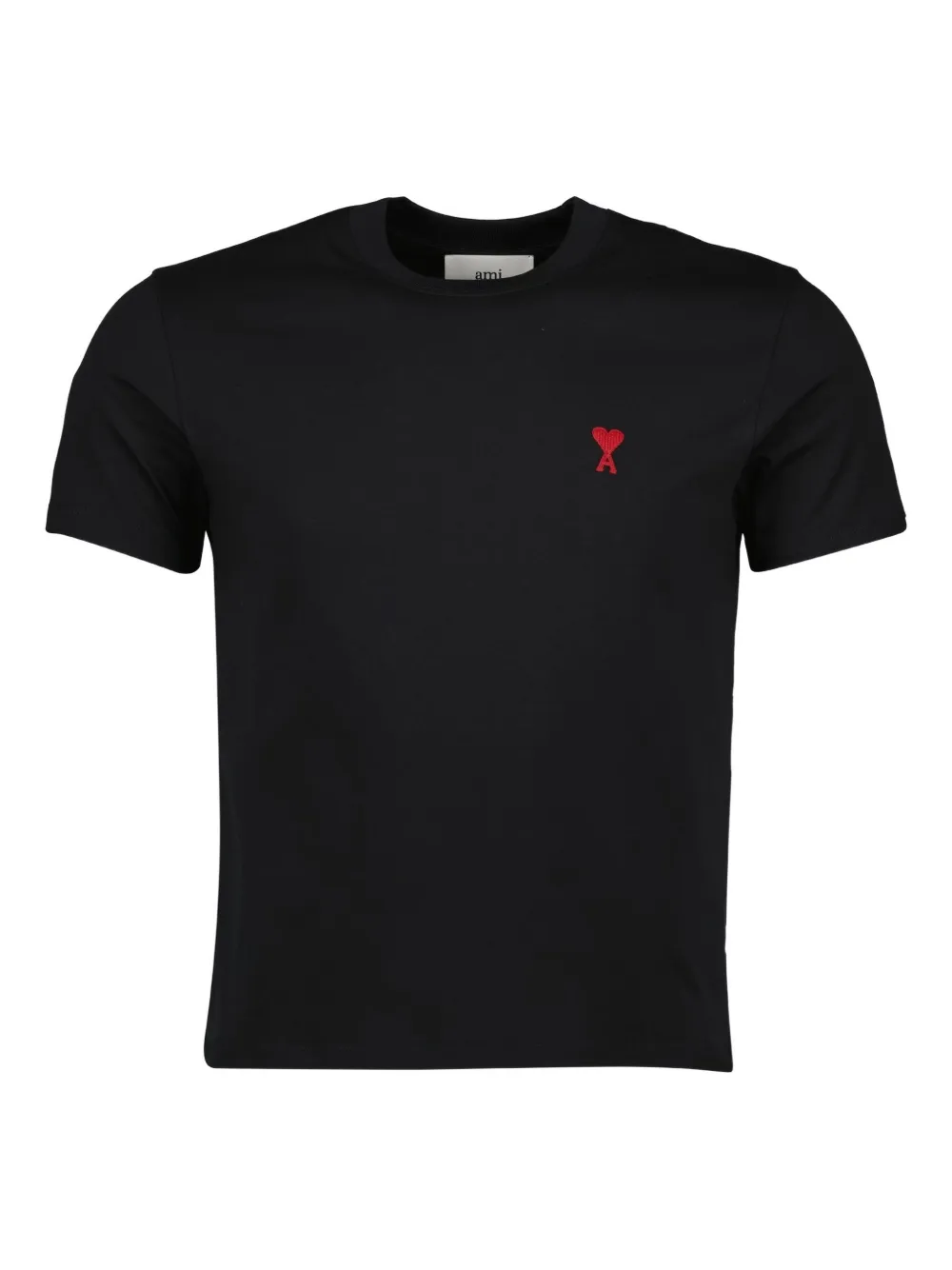 AMI Paris T-shirt van biologisch katoen Zwart