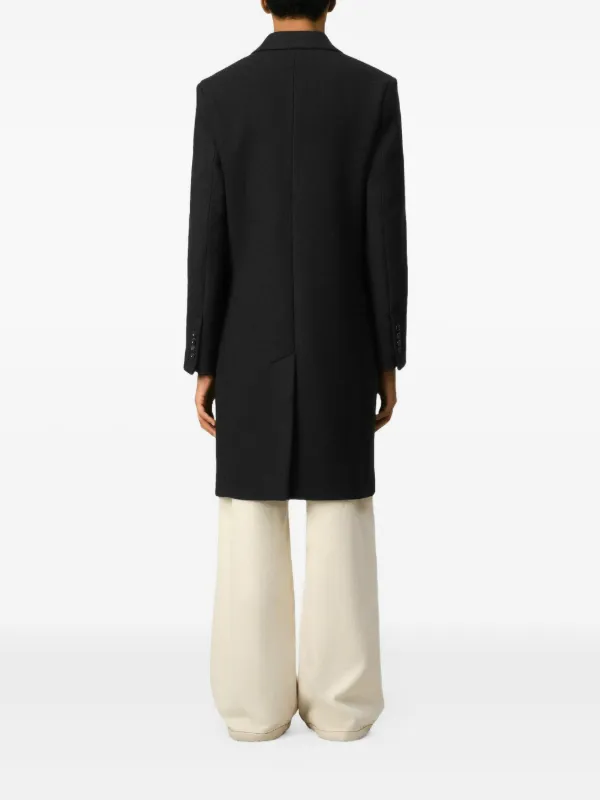 AMI Paris ダブルコート | ブラック | FARFETCH JP