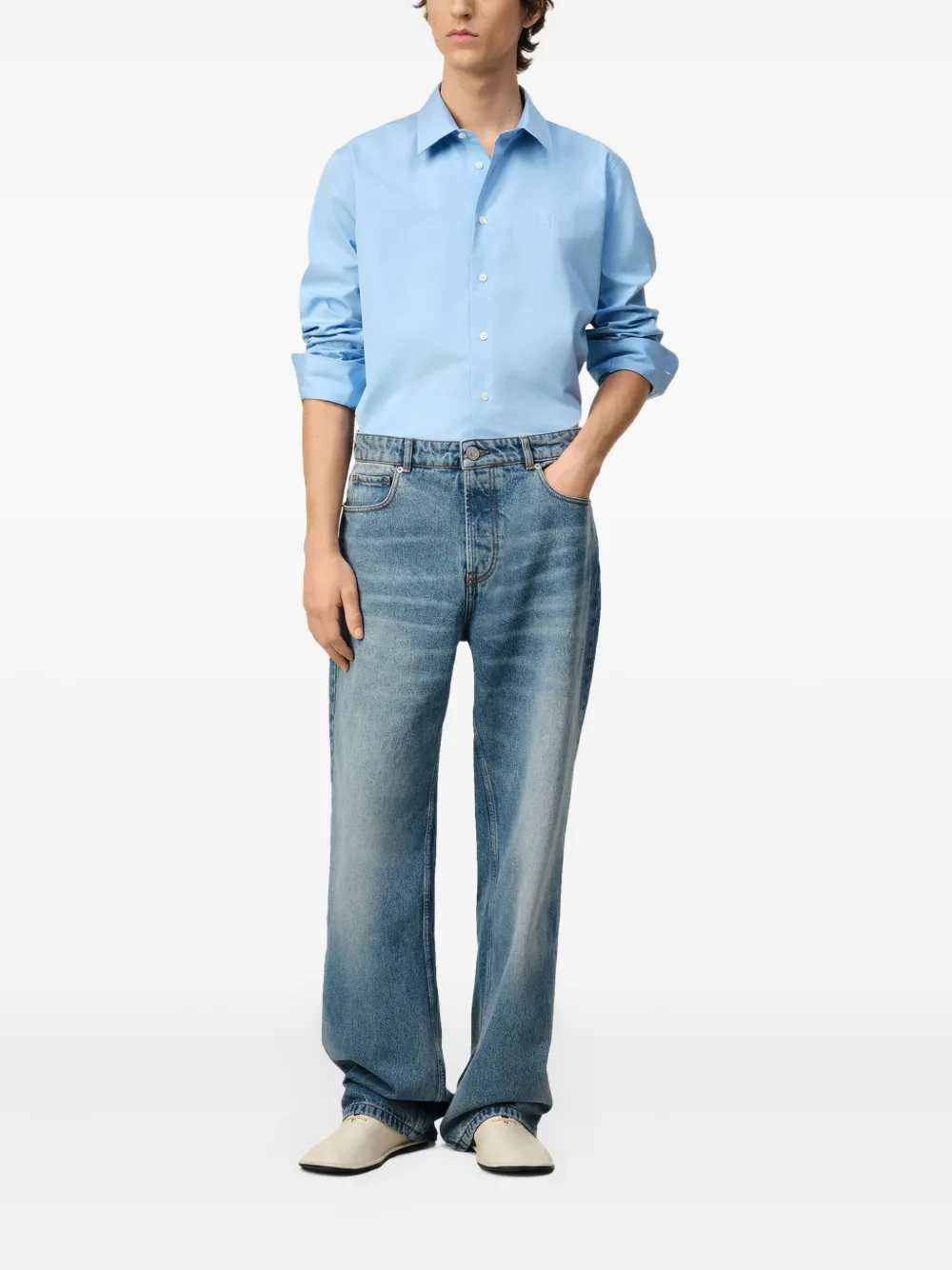 AMI Paris Ami de Coeur cotton shirt | Image 2