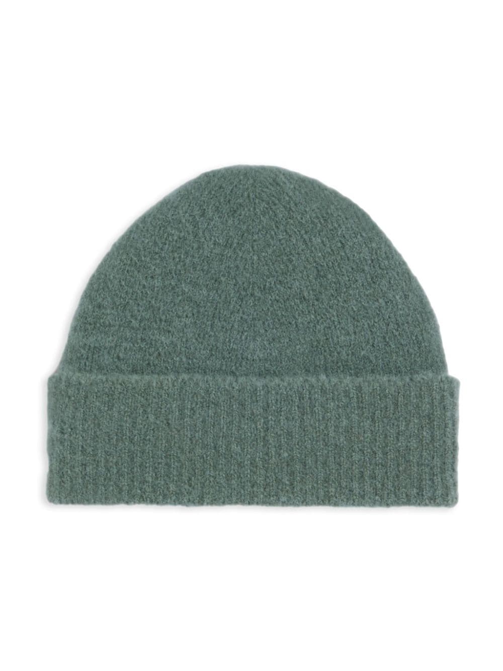 Shop Ami Alexandre Mattiussi Logo Embroidered Beanie In Green