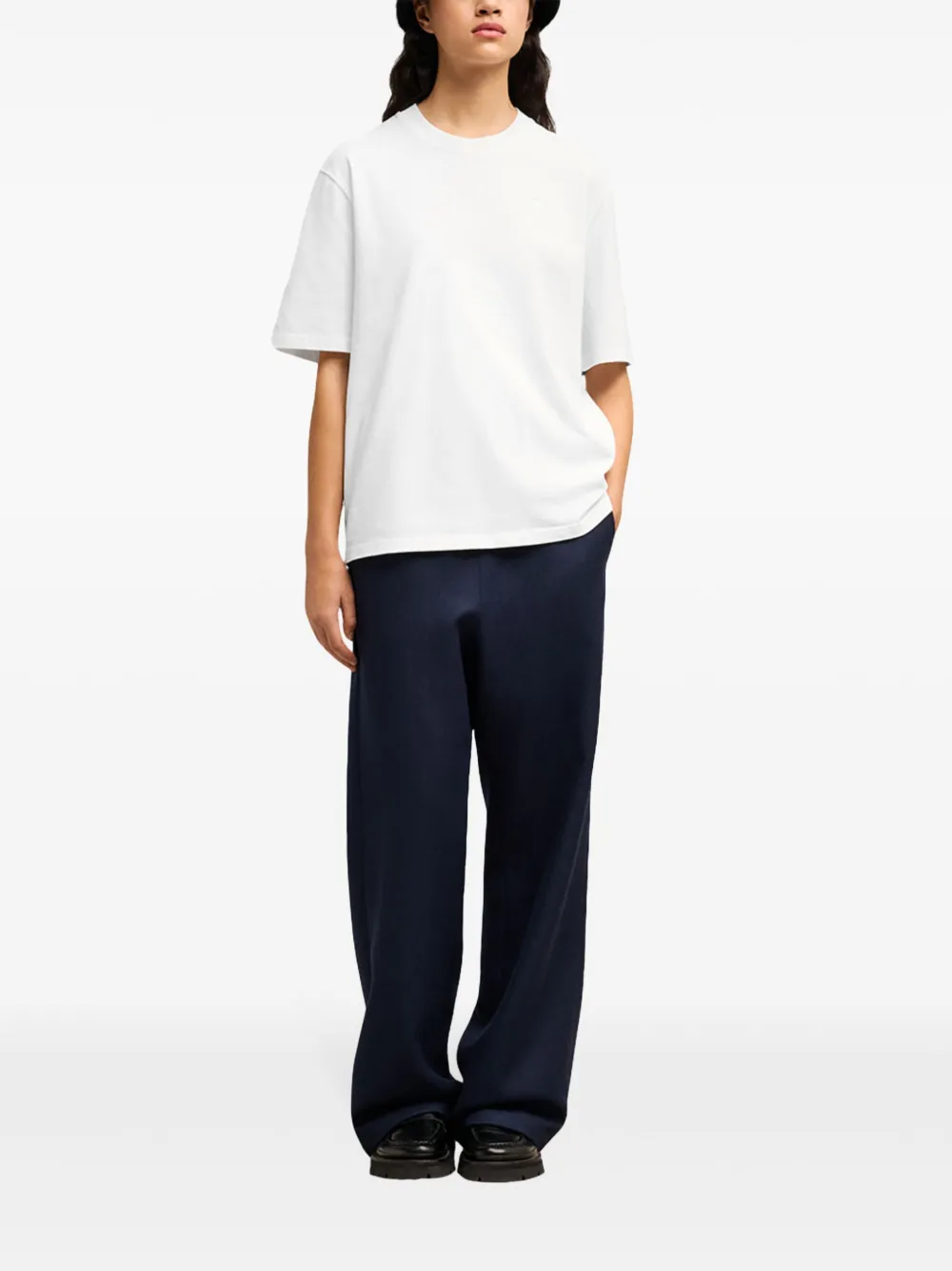AMI Paris Katoenen T-shirt Wit