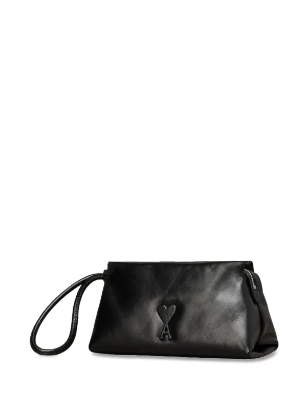 AMI Paris Voulez-Vous クラッチバッグ | ブラック | FARFETCH JP