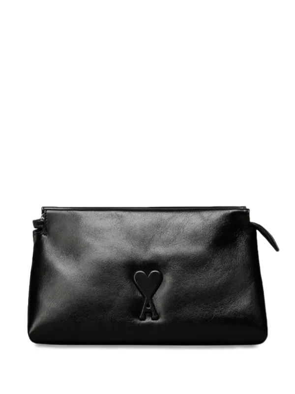 AMI Paris Voulez-Vous クラッチバッグ | ブラック | FARFETCH JP