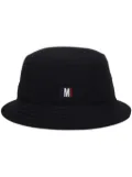 AMI Paris Bleu Blanc Rouge Ami embroidered bucket hat - Black