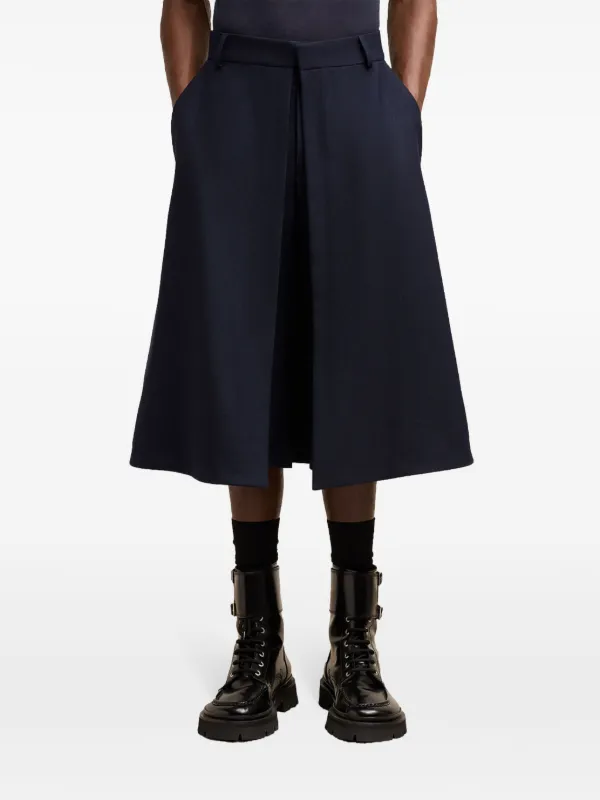【関税込み】AMI Paris ブルー ワイドパンツ AMI Paris ワイドジーンズ | ブルー | FARFETCH JP