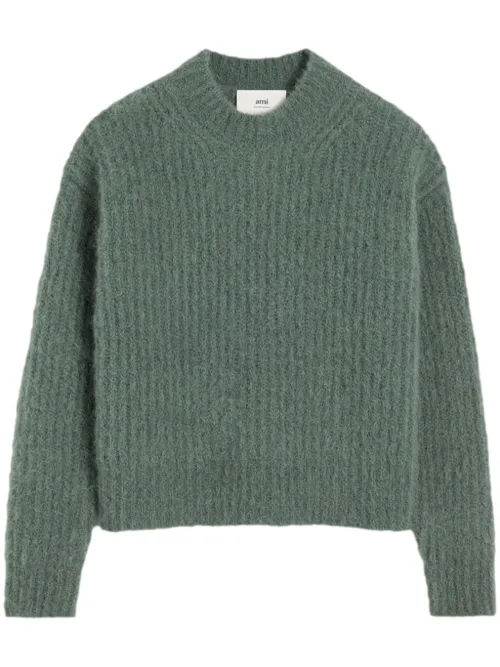 Pull en maille nervurée - AMI Paris - Modalova