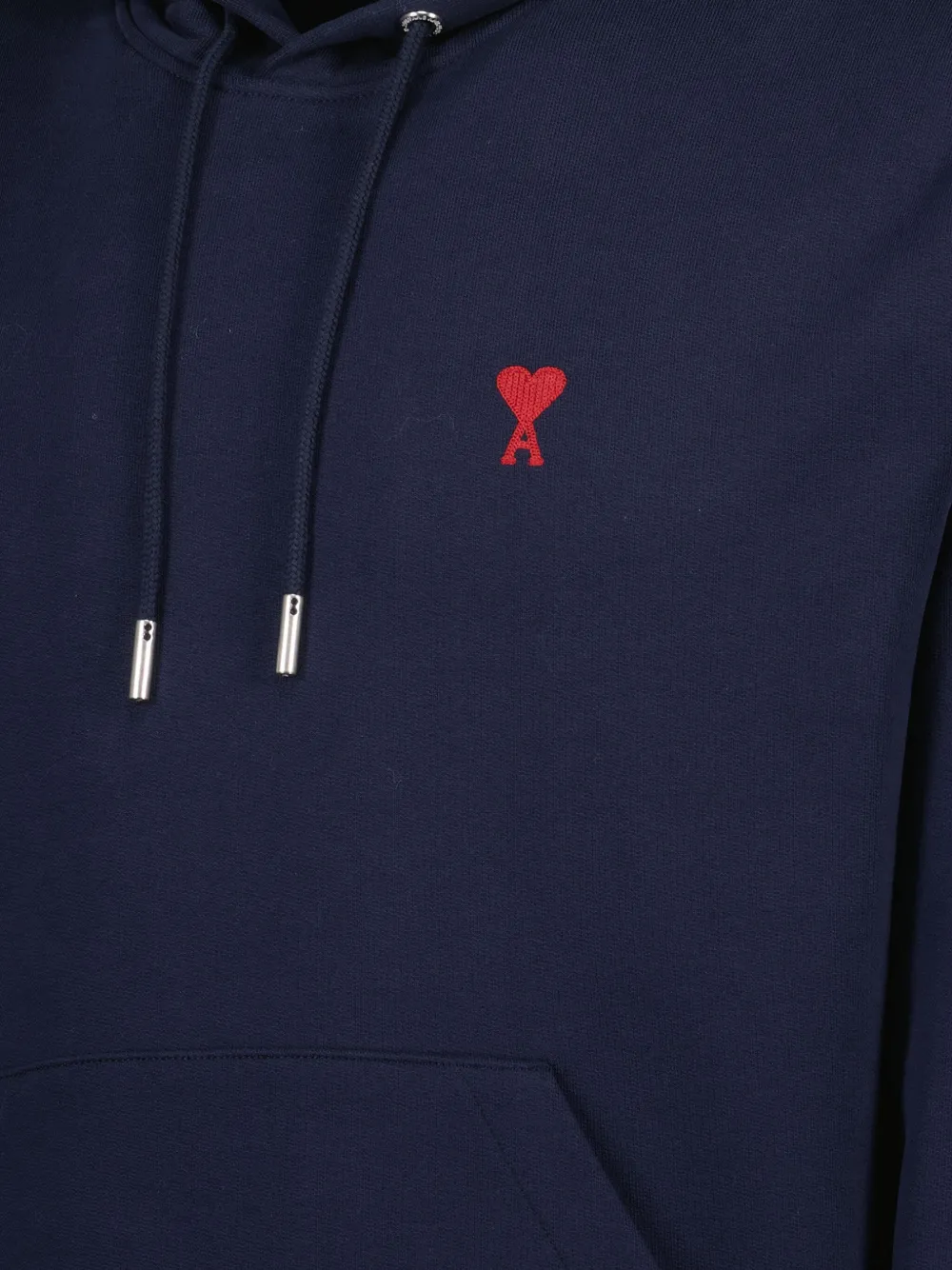 AMI Paris Hoodie met logo Blauw