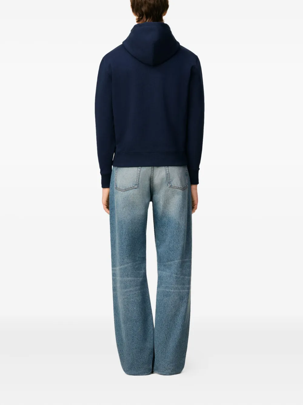 AMI Paris Hoodie met logo Blauw